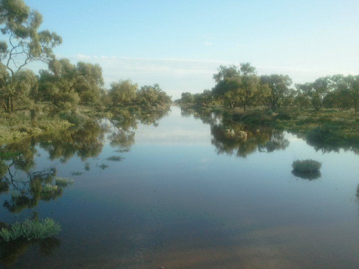 Flooded road