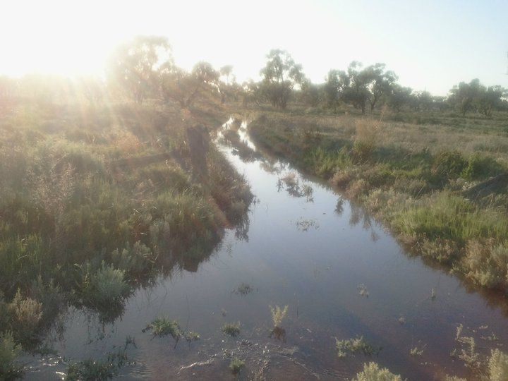 Flooded track